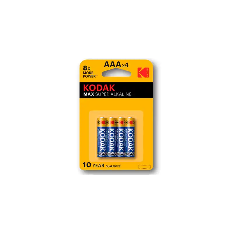 Comprar Kodak Max LR03 Pilas Alcalinas AAA x4 al mejor precio Liquidación