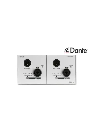 Comprar Ecler WP22DN Interfaz de panel de pared de audio digital Dante™ al mejor precio Gran Oferta