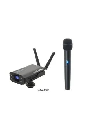 Solo Hoy Comprar Audio Technica ATW-1702 | Sistema inalámbrico digital en frecuencia 2.4 GHz para cámaras de vídeo al mejor precio