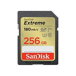 Precio De Fábrica SANDISK TARJETA EXTREME SDXC UHS-I 256GB-180MB/s