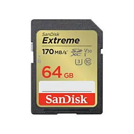SANDISK TARJETA EXTREME SDXC UHS-I 64GB-170MB/s Gran Oferta
