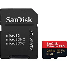 SANDISKTARJETA EXTREME PRO MICRO SDXC UHS-I 256GB-200MB/s + ADAPTADOR SD Imprescindible (Must-Have)