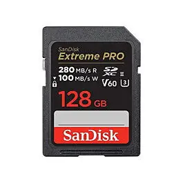 SANDISK TARJETA EXTREME PRO SDHC UHS-II 128GB 280MB/S V60 Ordenar Ahora Mismo