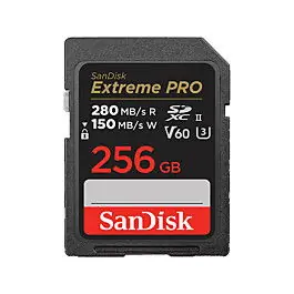 SANDISK TARJETA EXTREME PRO SDHC 256GB 280MB/S V60 Oferta Limitada