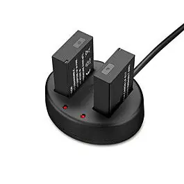 ZEUS CARGADOR DUAL CANON +2 BATERIAS LP-E17 Mejor Precio