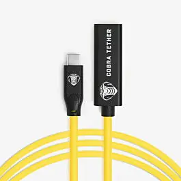Certificado COBRA TETHER CABLE USB-C A USB-C HEMBRA 5M AMARILLO