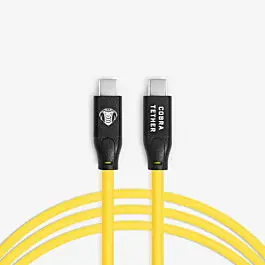 Cobra Tether cable USB-C a USB-C ángulo recto 5m amarillo Ordenar Ahora Mismo