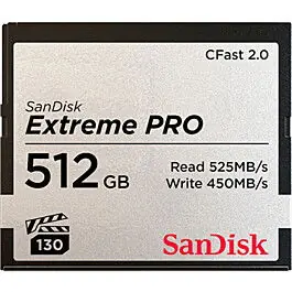 Liquidación SANDISK TARJETA CFAST EXTREME PRO-512GB-515-525MB/S