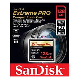 Solo Por Tiempo Limitado SANDISK TARJETA CF EXTREME PRO-128GB-160MB UDMA