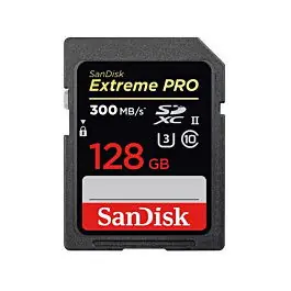 SANDISK TARJETA EXTREME PRO SDHC 128GB 300MB/S V90 Garantía De Devolución De Dinero