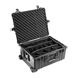 PELI 1610 MALETA NEGRA C/COMPARTIMENTOS DESPLAZABLES Gran Oferta