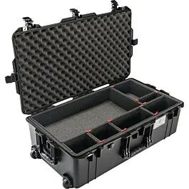 PELI AIR 1615 MALETA NEGRA C/ ORG.TREKPAK Envío Gratis