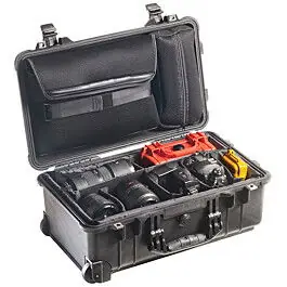 PELI 1510SC MALETA TROLLEY C/COMPART. DESPLAZABLES Y ORG. Certificado