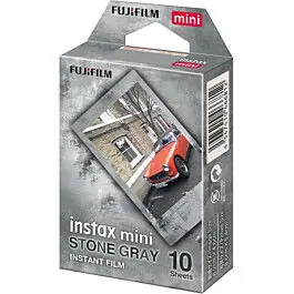 FUJIFILM INSTAX MINI PELICULA STONE GRAY Imprescindible (Must-Have)