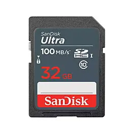 SANDISK TARJETA SDHC ULTRA 32GB-100MB(CLASE 10) Garantía De Devolución De Dinero