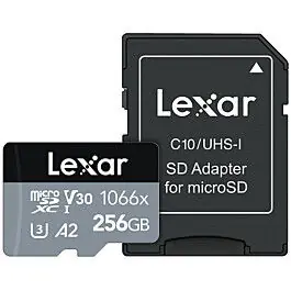 Precio De Oferta LEXAR MICRO SDXC 1066X UHS-I V30 256GB TARJETA MEMORIA + ADAPTADOR SD
