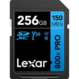 Oferta De Temporada LEXAR SDXC 800X PRO 256GB UHS-1 V30 150MB/s TARJETA MEMORIA