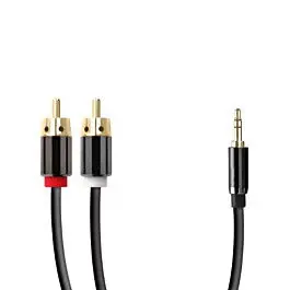 AVALON CABLE JACK 3.5 M A 2 RCA APANTALLADO 1.5M Oferta De Temporada