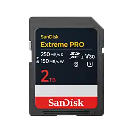 SANDISK TARJETA SD EXTREME PRO V30 SDXC UHS-I 200MB/S 2TB Gran Oferta