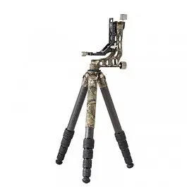 LEOFOTO LS-365CEX + PG-1 TRÍPODE DE CARBONO Y GIMBAL FULL CAMUFLAJE Pago Seguro