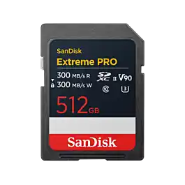 SANDISK EXTREME PRO 8K V90 SDXC UHS-Il 300M/S 512GB TARJETA SD Solo Por Tiempo Limitado