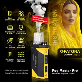 PATONA KIT MÁQUINA HUMO CON ACCESORIOS Disponible Ahora