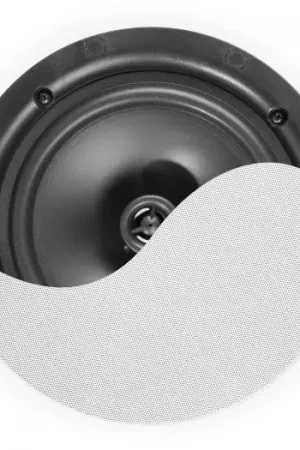 Power Dynamics NCBT601 Altavoz de techo de bajo perfil amplificados BT 6.5" Blanco 952628 Solo Hoy