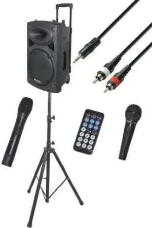 Pack Ibiza Port 10 VHF - Altavoz portatil Bluetooth con bateria de 10 pulgadas Económico