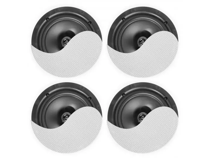 Power Dynamics NCBT604 Conjunto altavoces de techo de bajo perfil amplificados BT 6.5" Blanco 952640 Compra Hoy