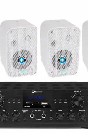 Oferta Limitada EQUIPO DE SONIDO VENICE 4HILO MUSICAL 4 ZONAS White - 4 altavoces 4 pulgadas