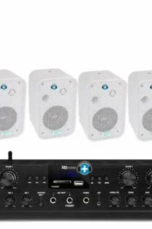 A Buen Precio EQUIPO DE SONIDO PASADENA 60 WHITE HILO MUSICAL 6 ZONAS - 6 altavoces 6 pulgadas