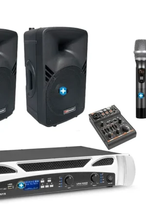 Pack ECO-GIM-PLUS 15con Bluetooth Vocalista doble Precio De Oferta