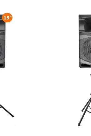 Última Versión DENVER POWER DJ BASIC 3200W EQUIPO DE SONIDO MA-15