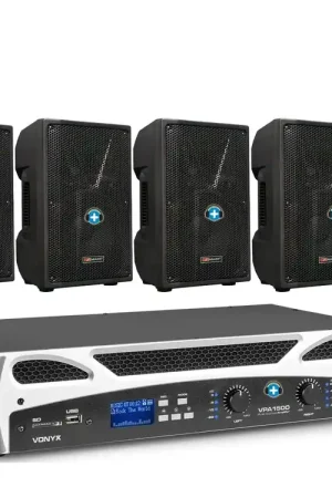 Compra Ahora Pack de Sonido 399 - Etapa VPA 1500 bty 4 Altavoces Pasivos 8 Pulgadas Basic