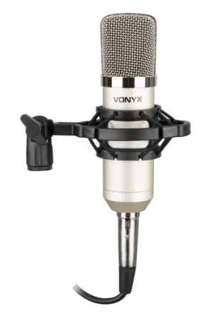 Vonyx CM400 Microfono de estudio de condensador plata 173403 Bestseller