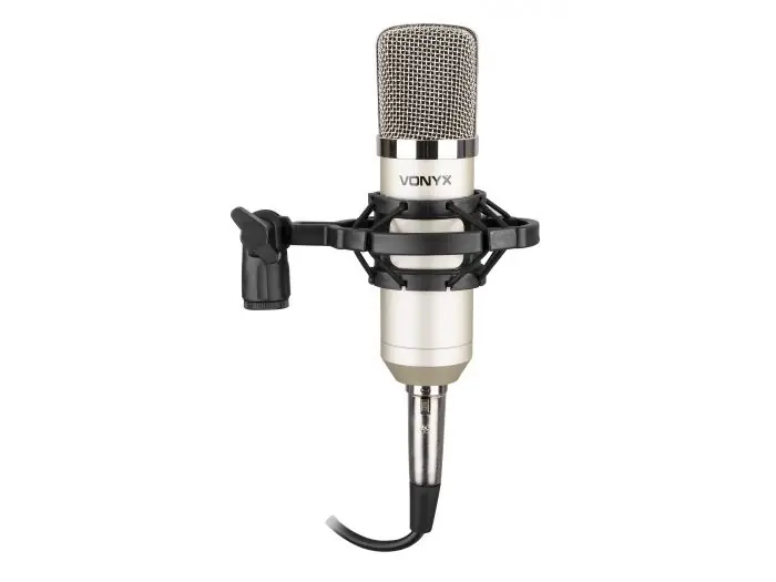 Vonyx CM400 Microfono de estudio de condensador plata 173403 Bestseller
