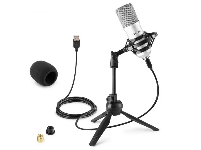 Disponible Ahora Vonyx CM300S Micrófono de estudio USB Plata 173508