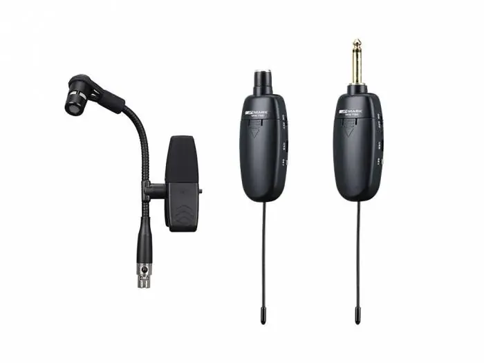 MARK MW 750 Sistema inalámbrico UHF con micrófono para instrumento. A Buen Precio