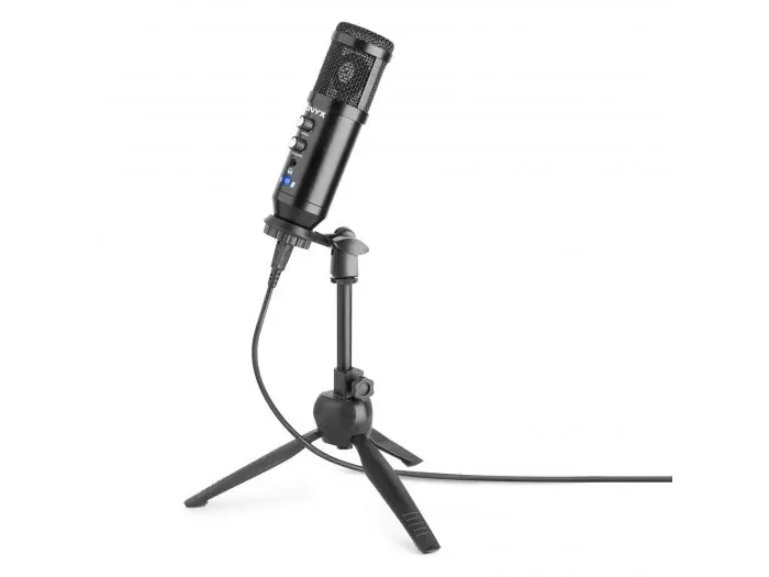 Vonyx CM320B Micrófono estudio USB Negro con Echo 173550 Liquidación