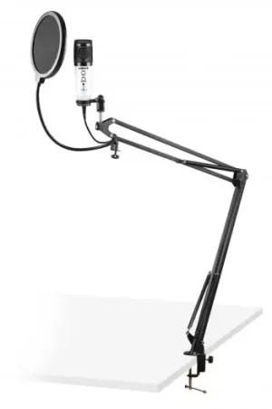 Súper Precio Vonyx CMS320W Kit de micrófono estudio USB Blanco con Echo 173560