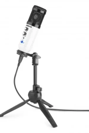 Vonyx CM320W Micrófono estudio USB Blanco con Echo 173554 Mejor Precio