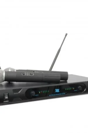 Power Dynamics PD722H 2 Canales UHF Microfono Inalambrico con 2 Microfonos 179140 Ordenar Ahora Mismo