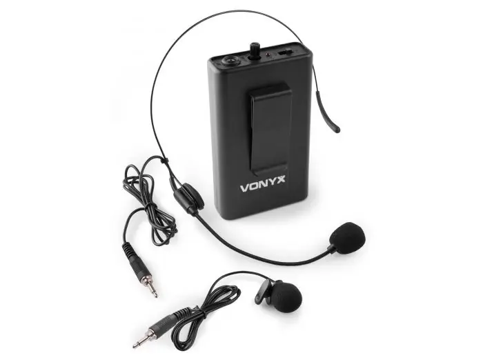 Vonyx BP10 Petaca con micro de cabeza 863.1 MHz 179256 Precio De Oferta