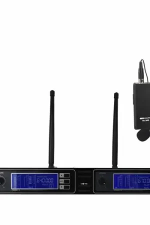 Precio Bajo MARK MR 2200/2 Sistema inalámbrico Diversity con 2 micrófonos de solapa.