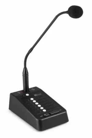 Certificado Power Dynamics PMPM10 Microfono de avisos 6 Zonas