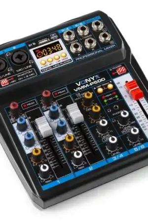 Ordenar Ahora Mismo Vonyx VMM-P500 Mezclador Directo 4Canales con DSP, USB y reproductor MP3/BT 172580