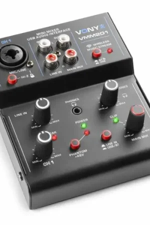 Alta Calidad Vonyx VMM201 Mezclador 2 canales con USB Audio Interface172640