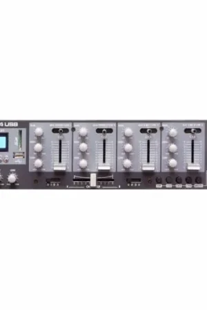 Imprescindible (Must-Have) MARK MM 4 USB Mezclador con reproductor. 4 canales.