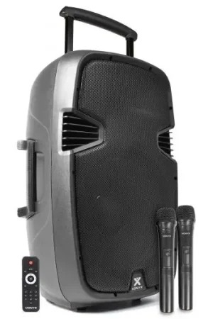 Pago Seguro Vonyx SPJ-PA915 Bafle movil activo ABS 15" 2 micros UHF/USB/MP3 170080