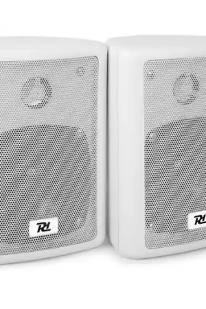 Power Dynamics ODS40W Conjunto de altavoces estereo, 2-vias, 75W max, Blanco - Pareja 100016 Promoción Exclusiva